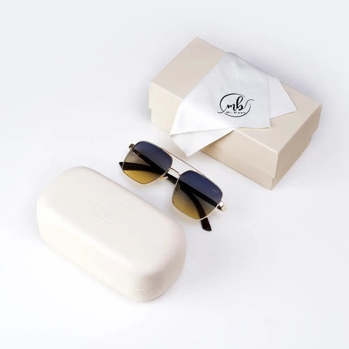 Orso Gold Sunglasses By Mad Brown