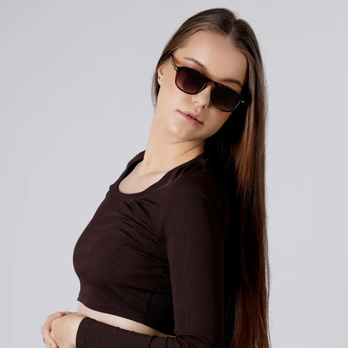 Binx Brown A085 By Sunglasses By Mad Brown