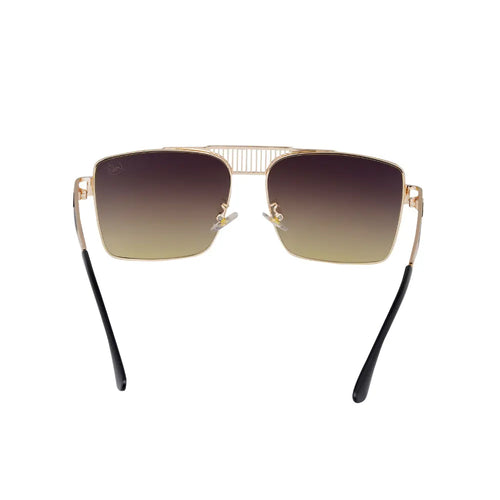 Orso Gold Z349 Sunglasses By Mad Brown