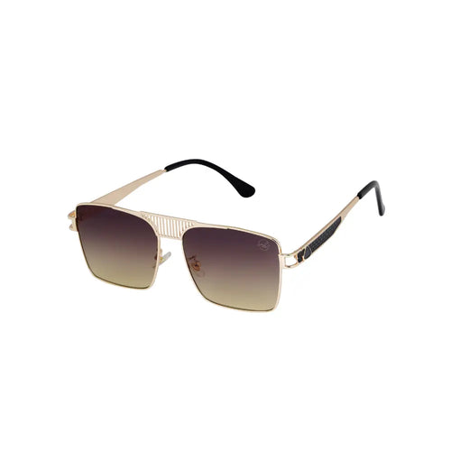 Orso Gold Z349 Sunglasses By Mad Brown