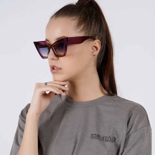 Divina Cat M459 Sunglasses By Mad Brown