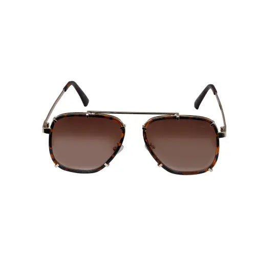 Zany Gold M413 Sunglasses By Mad Brown