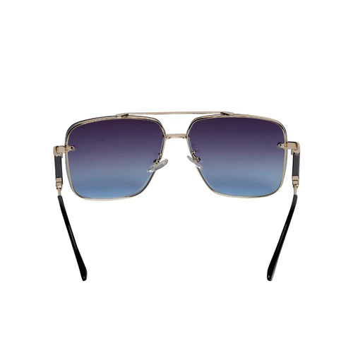 Enzo Gold M5206 Sunglasses By Mad Brown