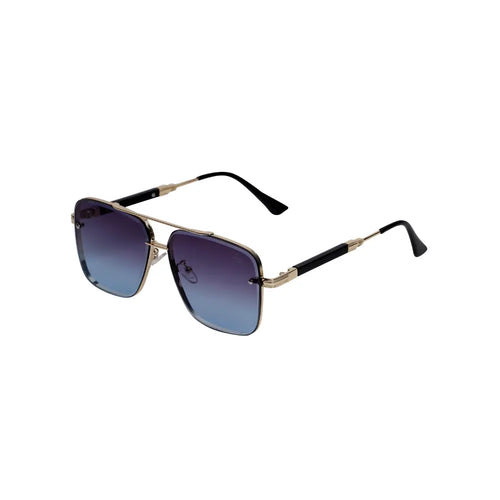 Enzo Gold M5206 Sunglasses By Mad Brown