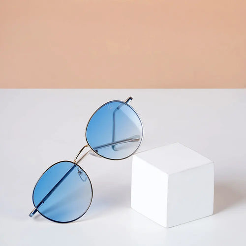 Bella Blue 9130BIU Sunglasses By Mad Brown