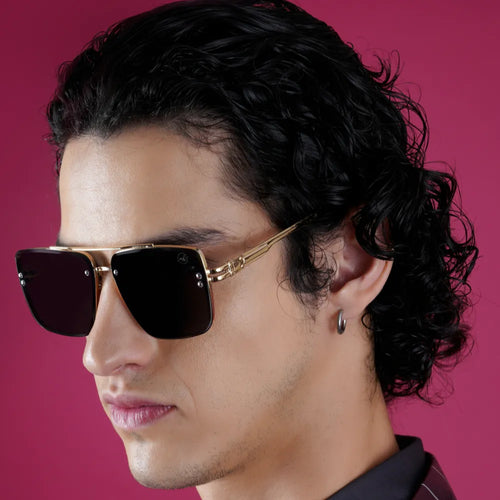 Legend Gold M556 Sunglasses By Mad Brown