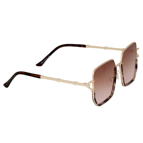 Divina Gold M575 Sunglasses By Mad Brown