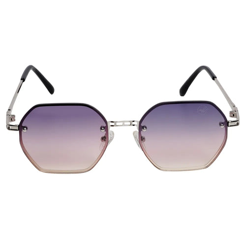 Zany Silver M527 Sunglasses By Mad Brown