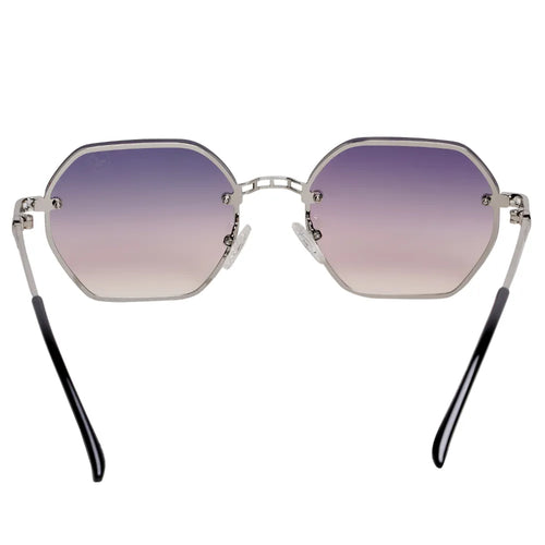 Zany Silver M527 Sunglasses By Mad Brown