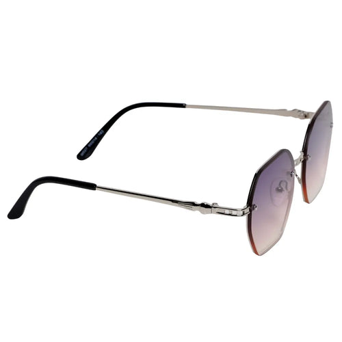 Zany Silver M527 Sunglasses By Mad Brown