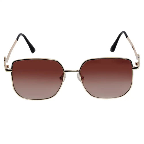 Aria Gold M584 Sunglasses By Mad Brown