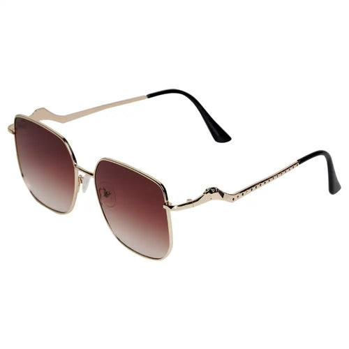 Aria Gold M584 Sunglasses By Mad Brown