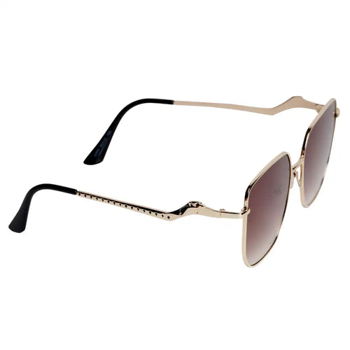 Aria Gold M584 Sunglasses By Mad Brown