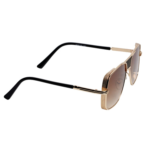 Elegenza Gold M530 Sunglasses By Mad Brown